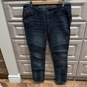 Express Women’s Deep Indigo Skinny Jeans